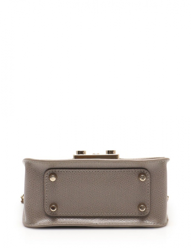 フルラ FURLA チェーンショルダーバッグ メトロポリス グレー