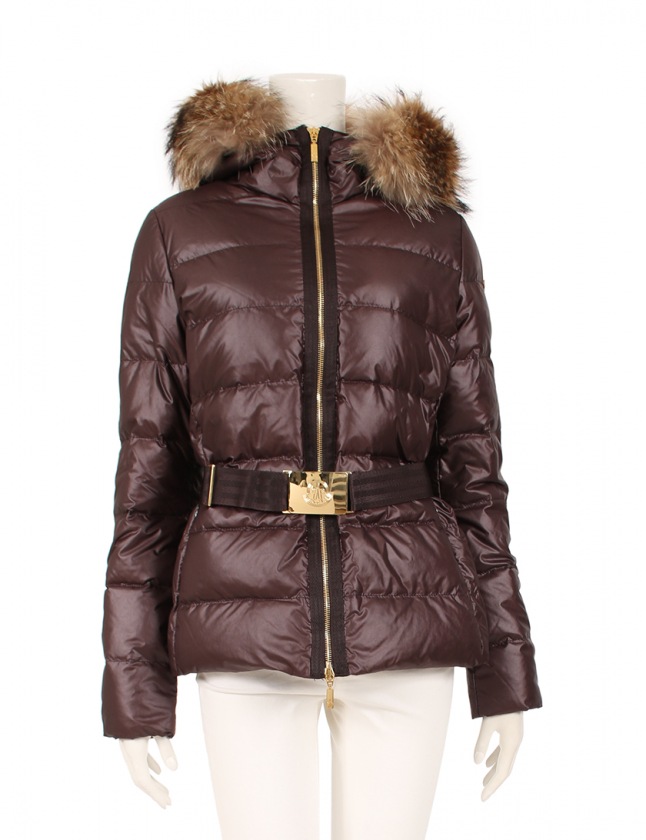 モンクレール MONCLER ダウンジャケット アンジェ 茶 1 アウター ワン 