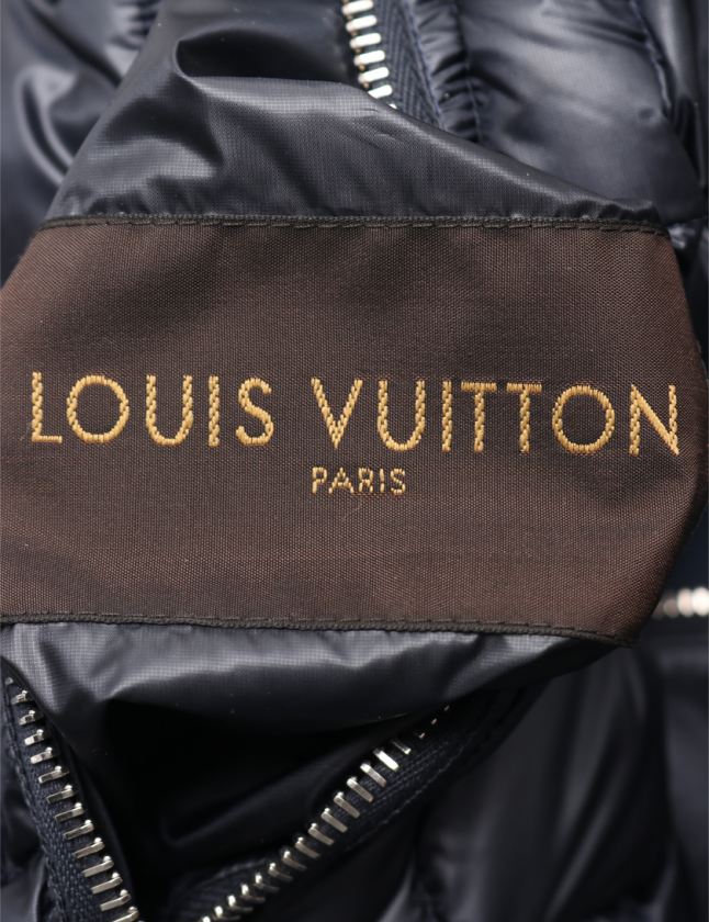 ルイヴィトン LOUIS VUITTON ダウンベスト エピ ネイビー 44 アウター 