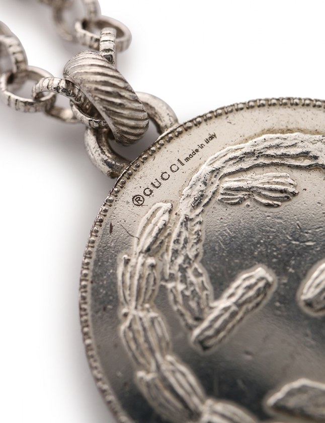 グッチ GUCCI ネックレス インターロッキングG ビー シルバー