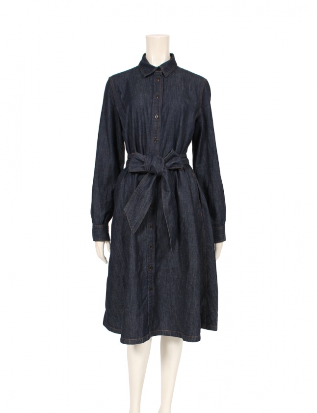 ローレンラルフローレン LAUREN RALPH LAUREN シャツワンピース デニム  