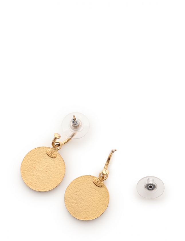 シャネル CHANEL ピアス ココマーク ゴールド 赤 アクセサリー