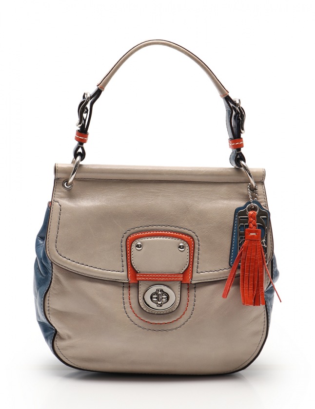COACH WILLIS コーチ レザー カラーブロック ニュー ウィリス