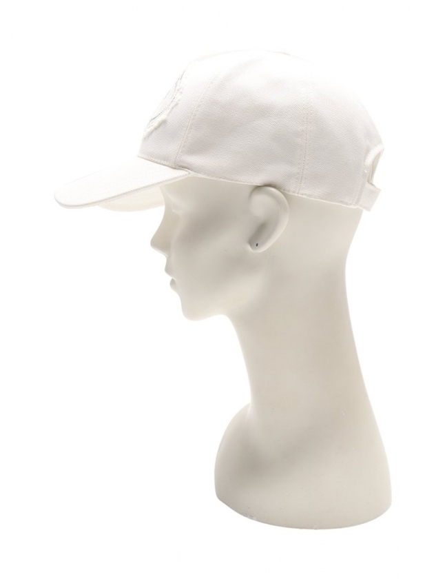 プラダキャップ　ホワイト ホワイト Re-Nylon ベースボールキャップ | PRADA