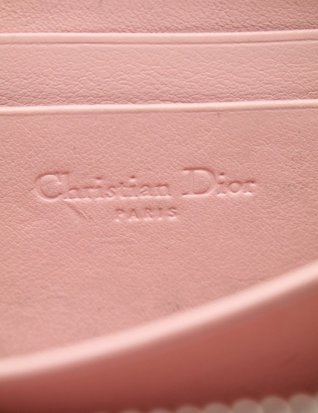 Dior ピンク エナメル コインケース　ladydior クリスチャン・ディオール Christian Dior レディディオール