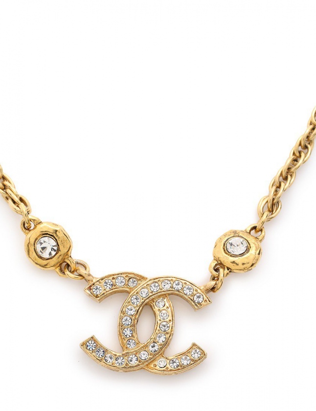 シャネル CHANEL ネックレス ココマーク ゴールド アクセサリー ライン 