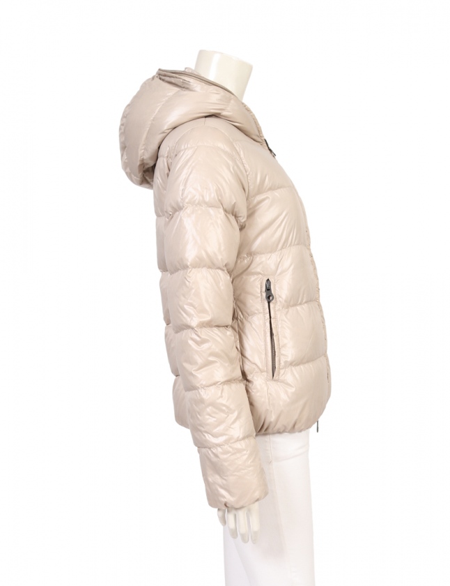 【良品】DUVETICA ダウンジャケット ベージュ デュベティカ 40 L デュベティカ DUVETICA ダウンジャケット ベージュ 40 アウター