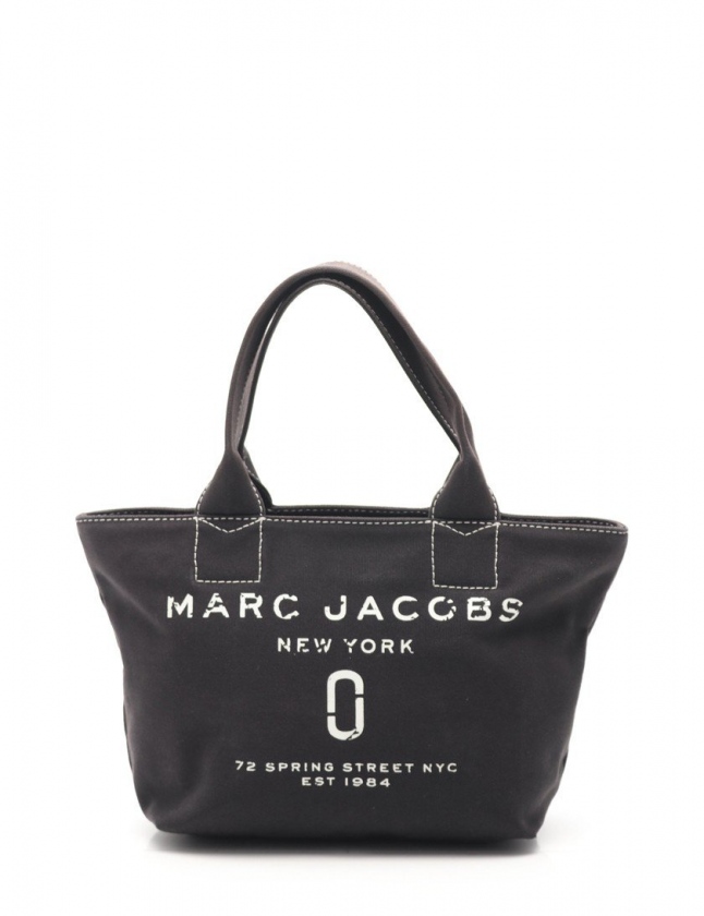 マークジェイコブス MARC JACOBS トートバッグ 黒 白 M0012000 