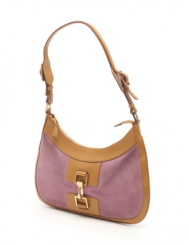 グッチ GUCCI ショルダーバッグ 紫 ブラウンベージュ 001 4128 
