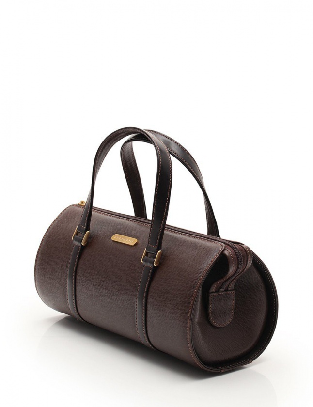 バーバリー ブラウン ドラムバッグ （楽天市場】burberry ボストン  