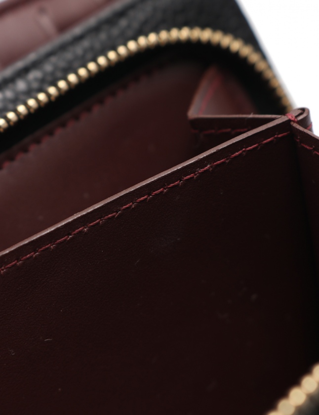シャネル CHANEL 二つ折り財布 マトラッセ ココマーク 黒 小物