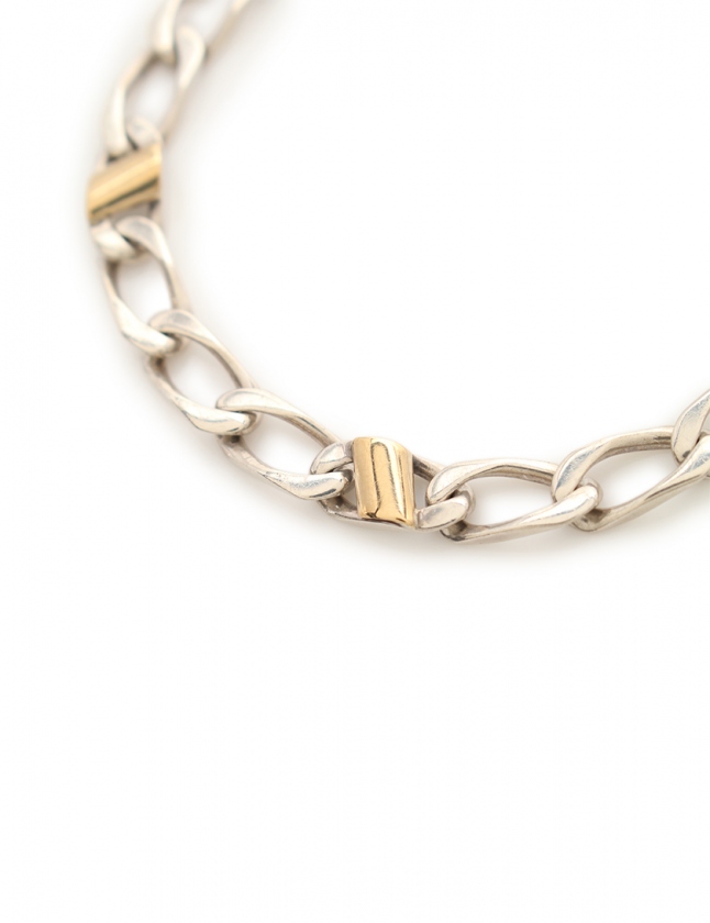 ティファニー シェル イエローゴールド 焼き付き シルバー コンビ  