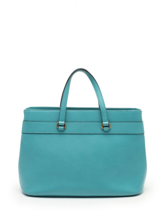 グッチ GUCCI ハンドバッグ ショルダーバッグ ホースビット ターコイズ 