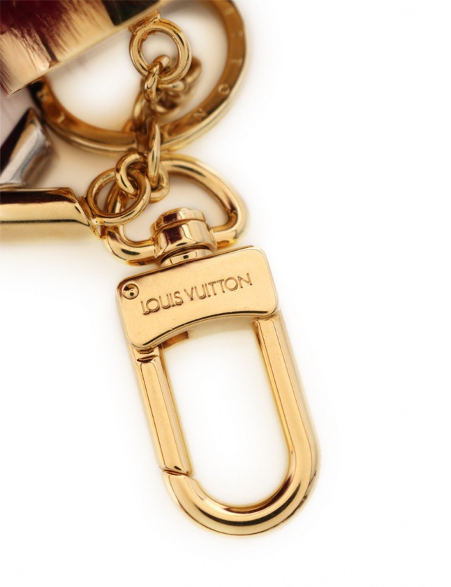 ルイヴィトン LOUIS VUITTON バッグチャーム キーリング バブル デュオ 
