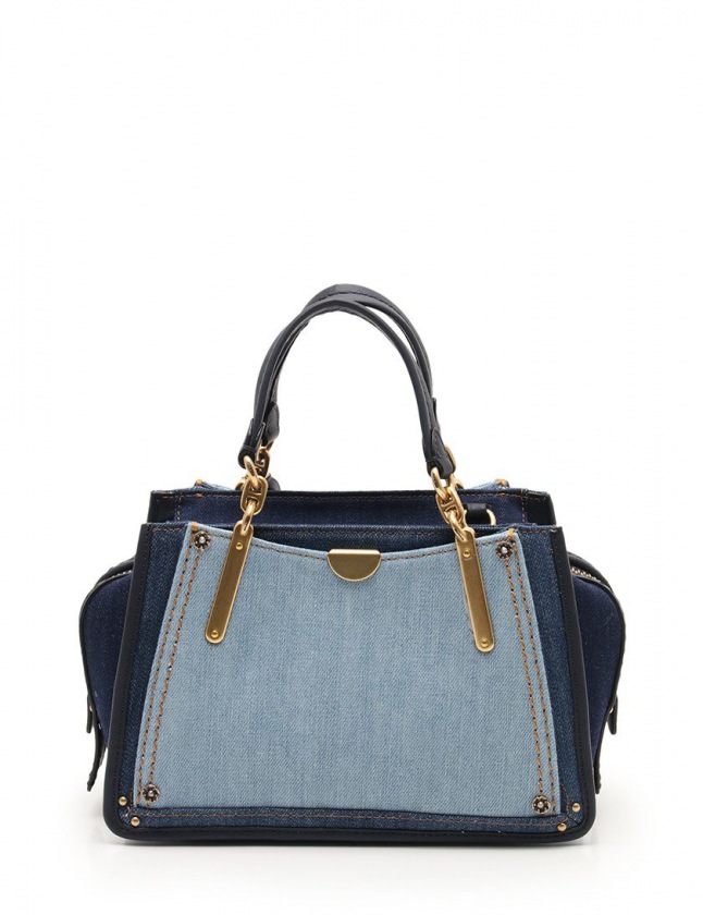 COACH がま口 2WAYバッグドリーマー 21カラーブロック シグネチャー 