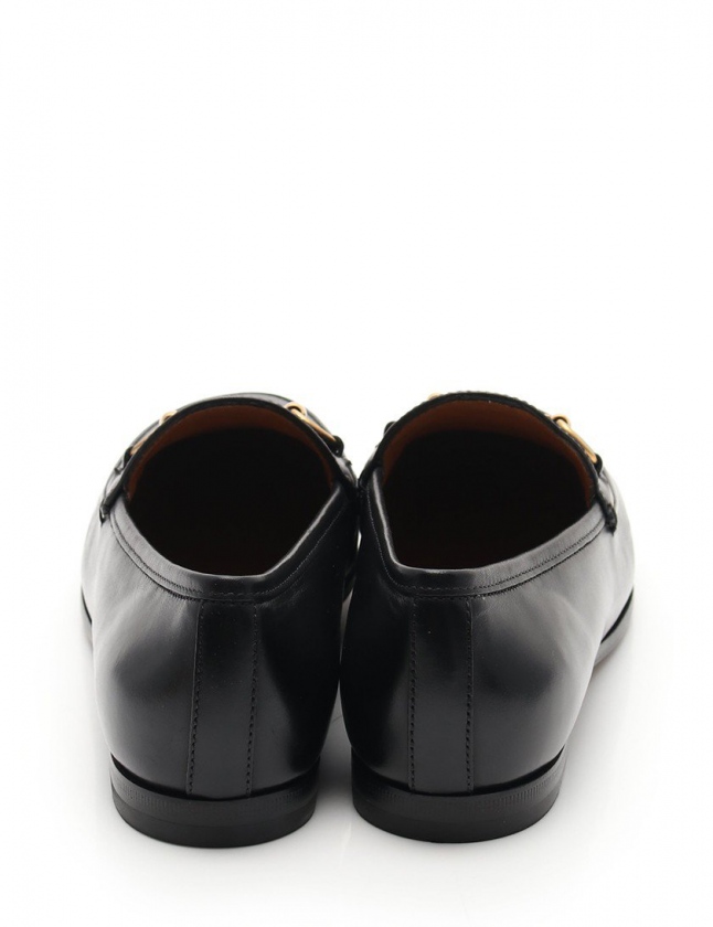 グッチ GUCCI ローファー ドレスシューズ ヨルダーン ホースビット 黒