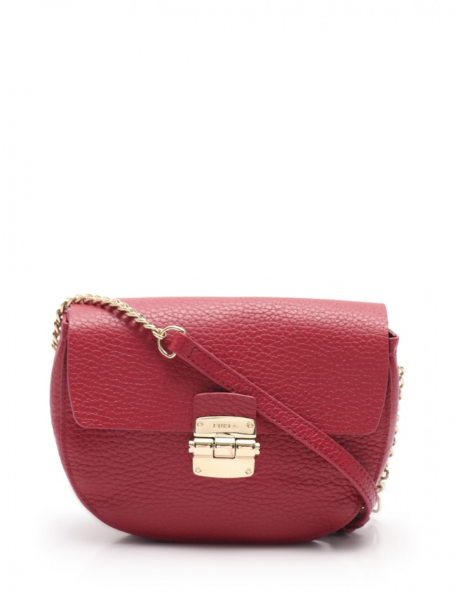 フルラ FURLA チェーンショルダーバッグ CLUB ボルドー 833831 レザー 