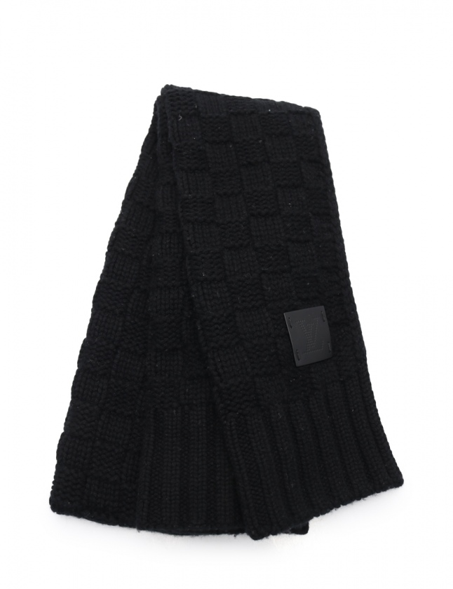 ルイヴィトン LOUIS VUITTON マフラー エシャルプ ヘルシンキ ノワール 