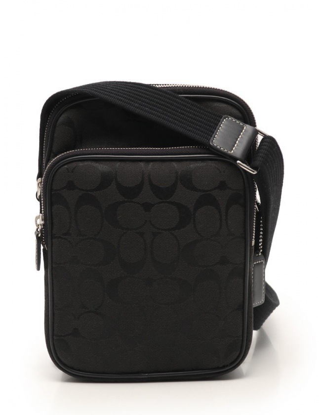 コーチ COACH ショルダーバッグ シグネチャー 黒 4270 キャンバス 