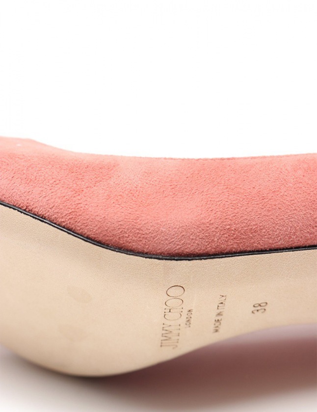 ジミーチュウ JIMMY CHOO ポインテッドトゥパンプス ヒール ピンク 38 