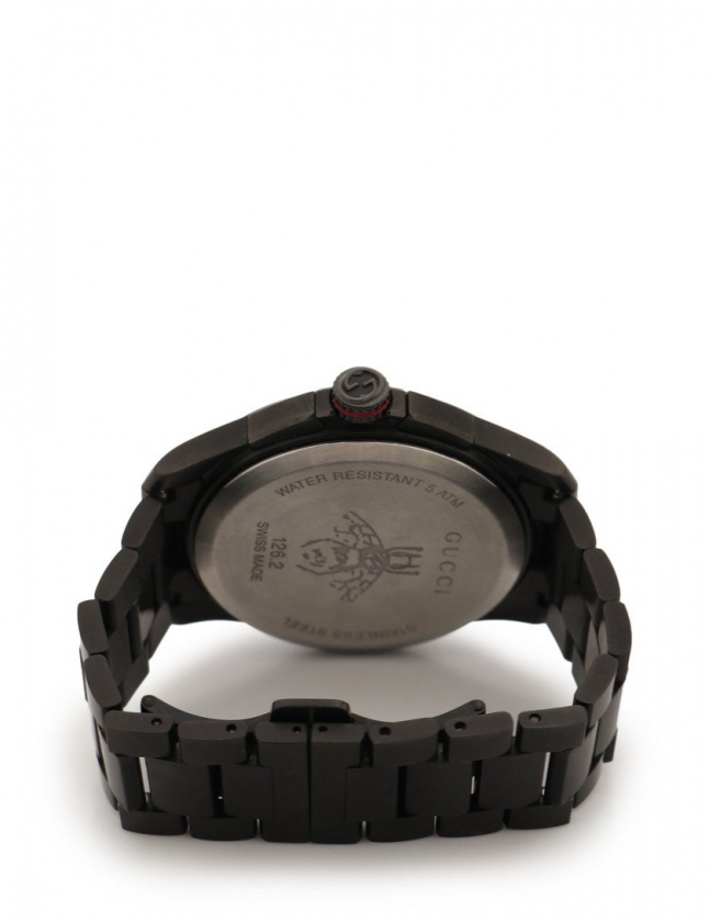 GUCCI 腕時計　YA126270 蜂　Gタイムレス　黒　ブラック グッチ GUCCI 腕時計 Gタイムレス メンズ 黒 YA126270 SS クロノ
