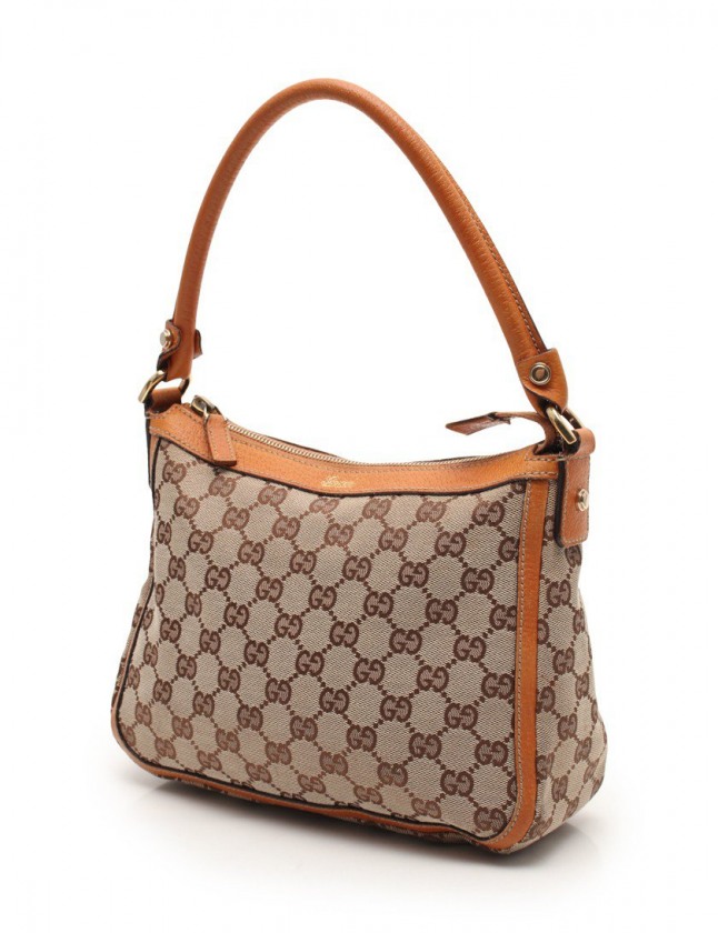 グッチ GUCCI ワンショルダーバッグ GGキャンバス ベージュ ライト 