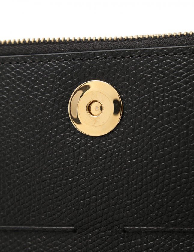 【新品】FENDI長財布8M0405　ダブルファスナー　FFロゴ フェンディ FENDI ダブルジップ 長財布 黒 小物 レザー 8M0405