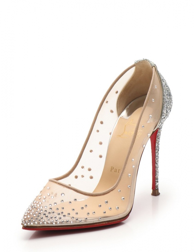 クリスチャンルブタン Christian louboutin パンプス ヒール ベージュ  