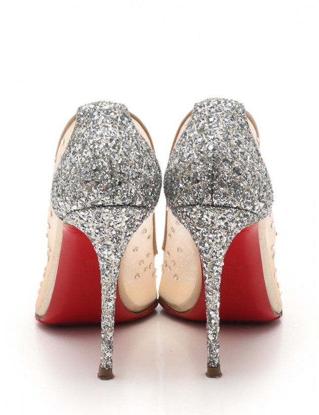 クリスチャンルブタン Christian louboutin パンプス ヒール ベージュ 