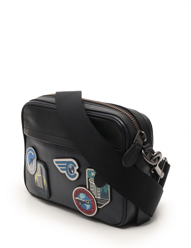 ⭐️極美品⭐️コーチ チャールズ フライトバッグ ショルダー レザー ネイビー ⭐️極美品⭐️コーチ チャールズ フライトバッグ ショルダー