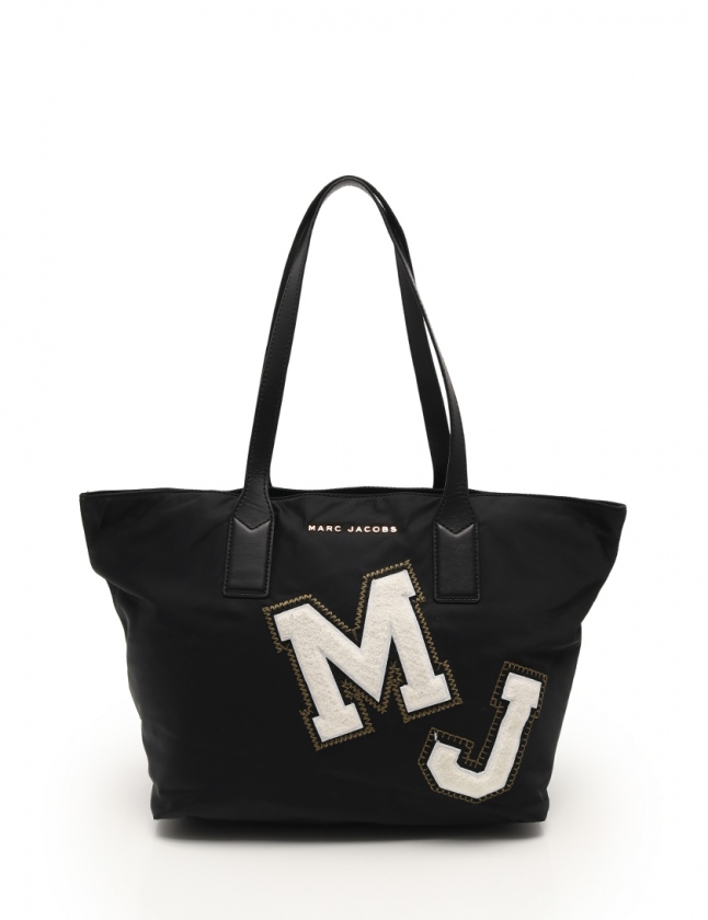 マークジェイコブス MARC JACOBS トートバッグ 黒 白 M0013563 