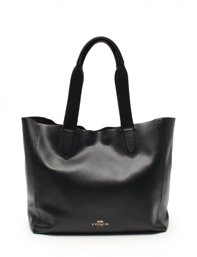 コーチ COACH トートバッグ ダービー ペブルド 黒 F59818 レザー