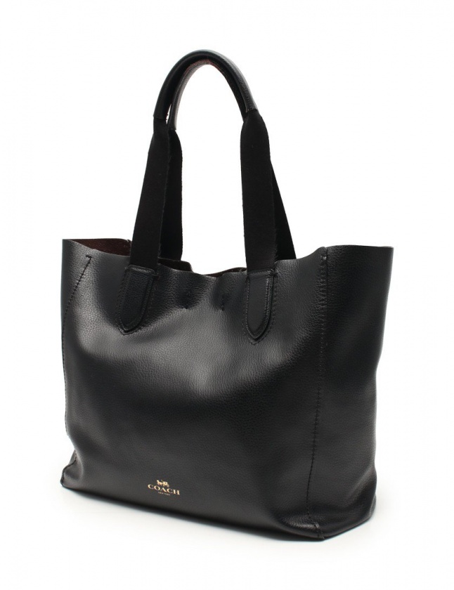 齊*藤様 美品❗️COACH 黒 レザー トートバッグ COACH - コーチ トートバッグ 378551 黒 レザーの通販 by ブラン