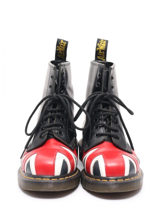 【新品 タグ付】ドクターマーチン ユニオンジャック 8ホール 24〜24.5 正規品Dr.Martin UK8 8ホール激レアユニオンジャック