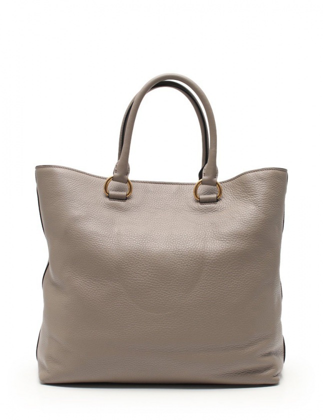PRADA グレー トートバッグ1BG865 国内発送○PRADA○A4サイズ収納可◎2WAYトートバッグ 1BG865