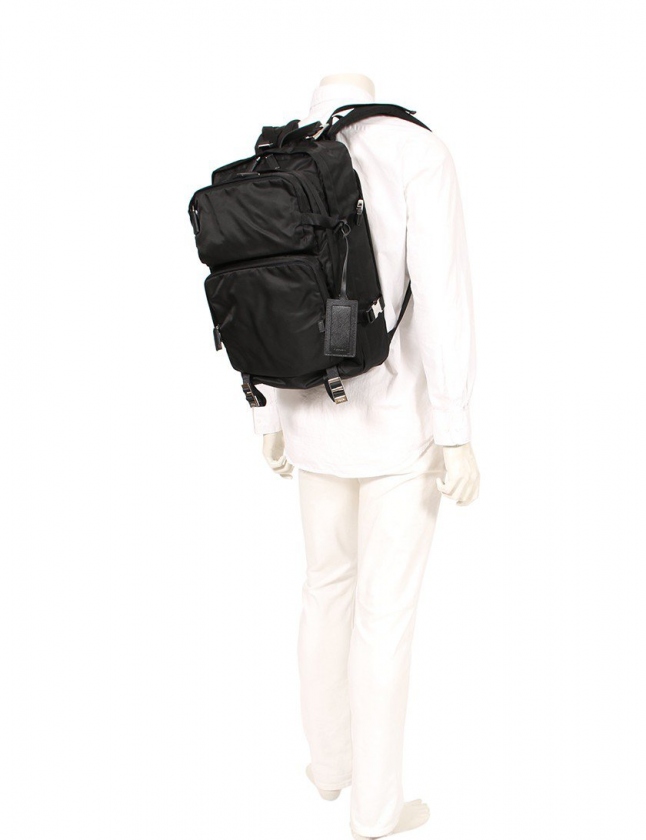 プラダ PRADA バックパック リュック 黒 2VZ001 ナイロン TESSUTO 