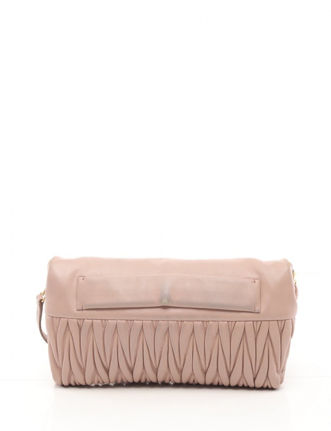 MIUMIU マトラッセ 2WAY クラッチ ショルダーバッグ RP0385 MIU MIU(ミュウミュウ) / クラッチバッグ/レザー/BLK/RP0385