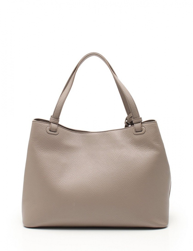 トリーバーチ TORY BURCH トートバッグ グレーベージュ レザー 