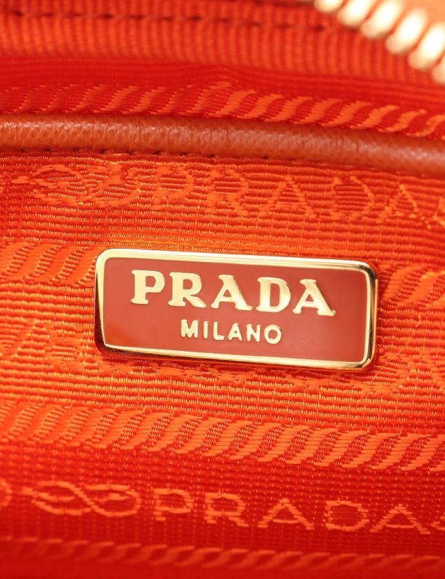 プラダ PRADA ショルダーバッグ ポーチ オレンジ 1N1862