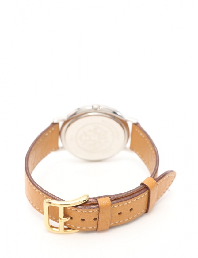 エルメス HERMES 腕時計 メテオール ボーイズ シルバー ゴールド
