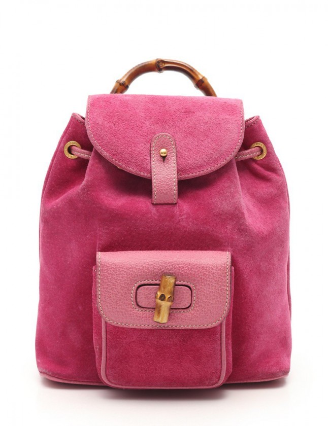 グッチ GUCCI バックパック リュック バンブー ミニ ピンク 003 1705  