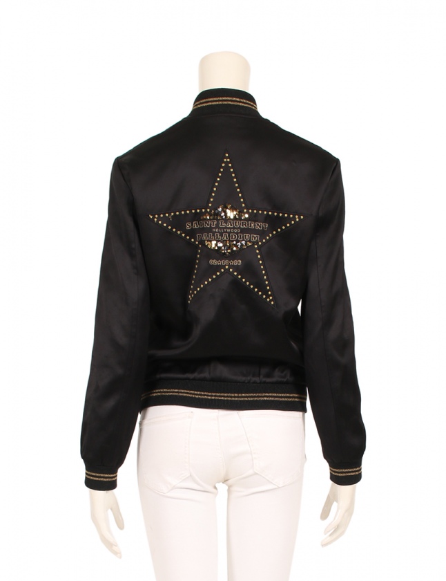 サンローラン パリ SAINT LAURENT PARIS ベースボールジャケット 