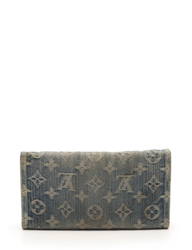 ルイヴィトン LOUIS VUITTON 三つ折り長財布 ポルトフォイユ アメリア