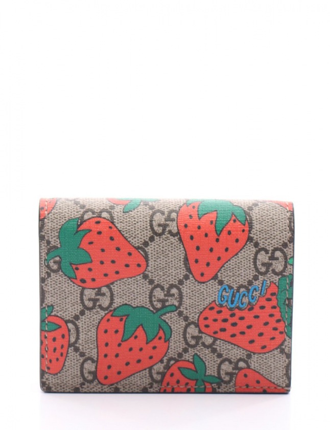 グッチ GUCCI 二つ折り財布 コインケース カードケース GGスプリーム 