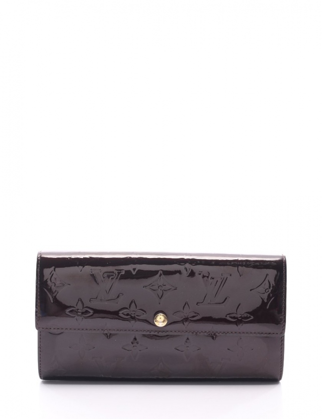 ルイヴィトン Louis Vuitton 二つ折り長財布 ポルトフォイユ サラ モノグラムヴェルニ アマラント 小物 レザー M レディース 114 ベクトルパーク