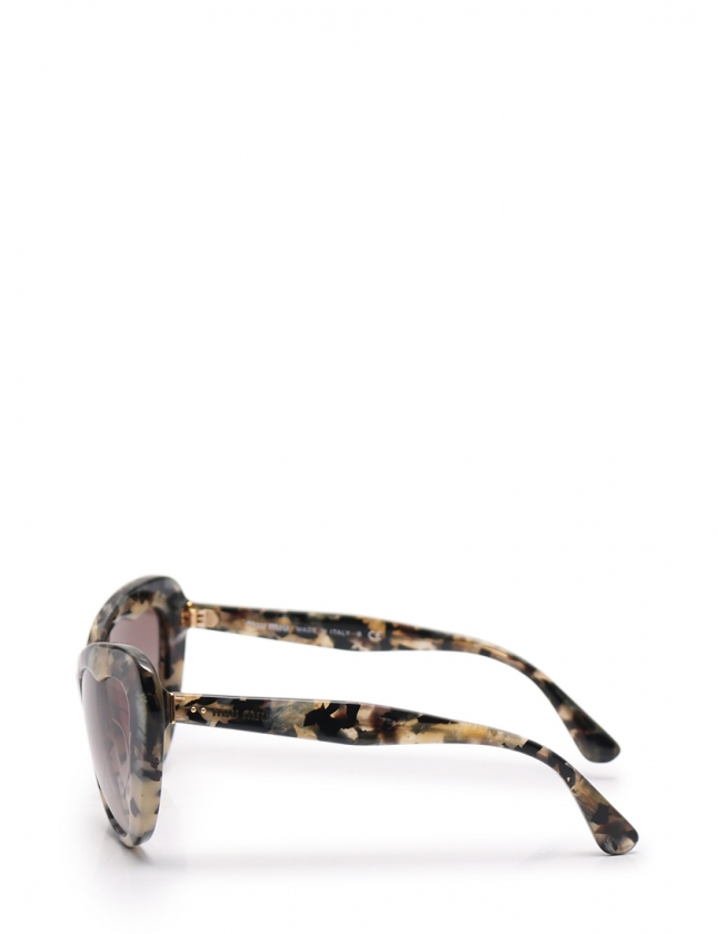 美品　miumiu ミュウミュウ　SMU 04キャットアイ　サングラス New♡miu miu MU 04ZS リガードサングラス【関税込】 (MiuMiu