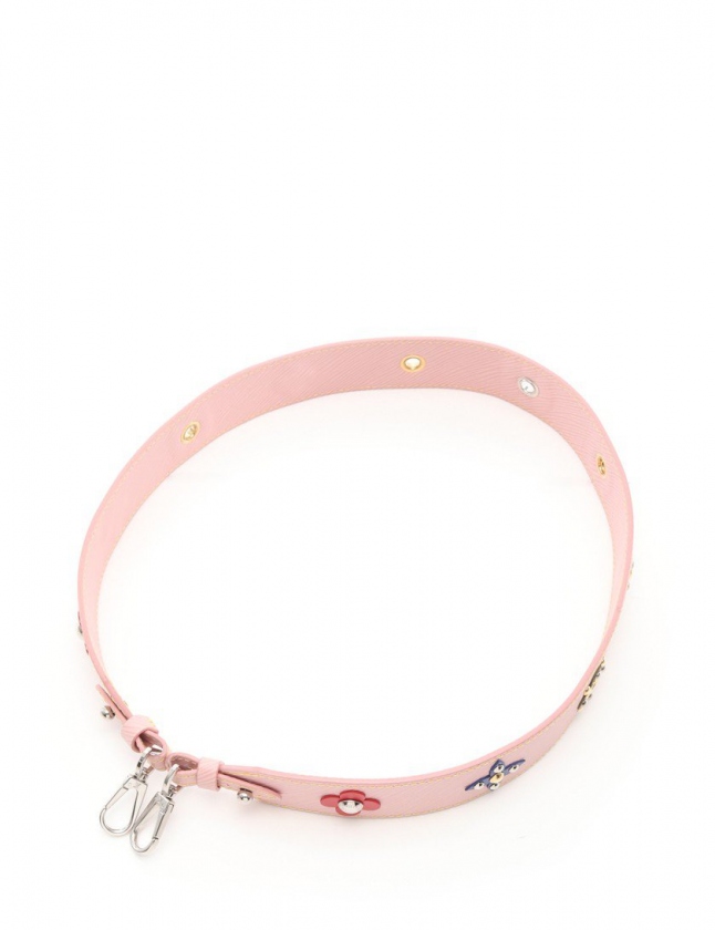 LOUIS VUITTON - ルイヴィトン LOUIS VUITTON ヴェルニ アクセサリー ショルダーストラップ パテントレザー ローズバレリーヌ ピンク ルイヴィトン LOUIS VUITTON ショルダーストラップ エピ ローズ