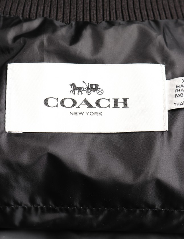 COACH◆ダウンベスト/XS/ナイロン/マルチカラー/カモフラ/10792 コーチ COACH ダウンベスト マルチカラー XS アウター 迷彩柄