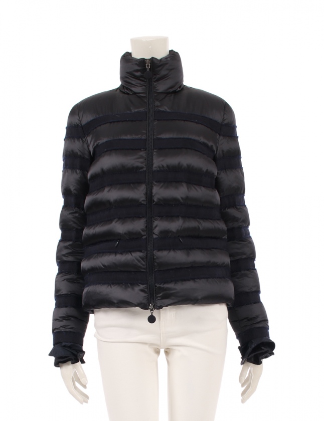 モンクレール MONCLER ダウンジャケット 黒 0 アウター ワン
