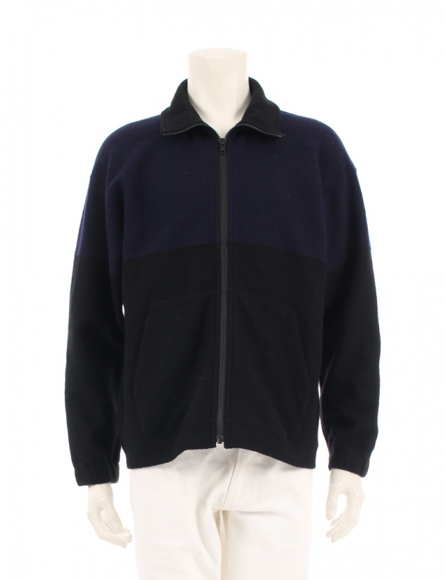 ノースフェイス パープルレーベル The North Face Purple Label フリース ジャケット 黒 ダークネイビー M アウター 無地 Nt6854n ウール メンズ 114 ベクトルパーク